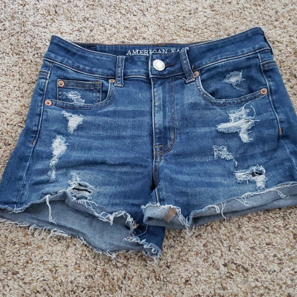 American eagle shorts hi-rise shortie